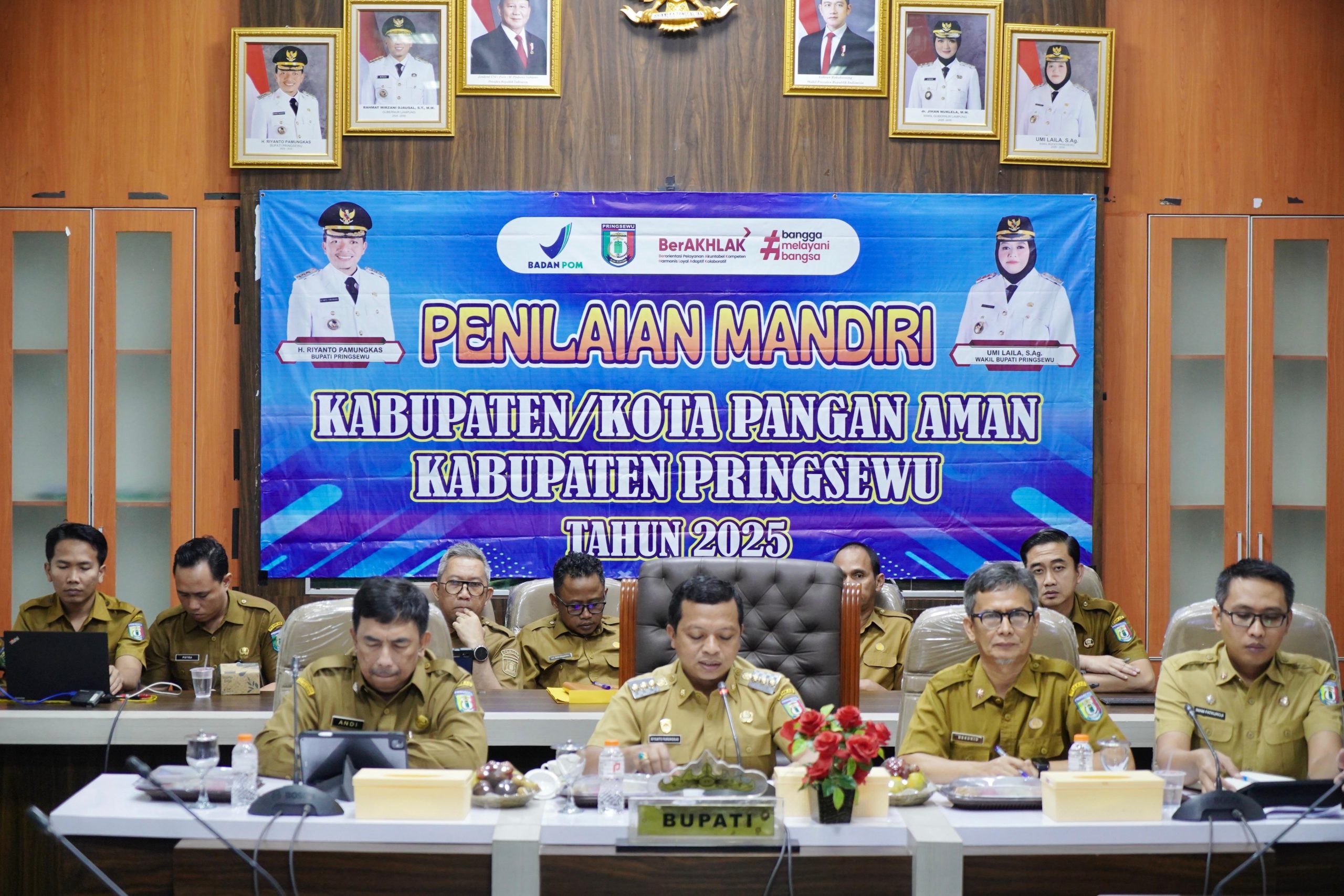 Tegaskan Keamanan Pangan, Pringsewu Ikuti Penilaian Mandiri Kabupaten/Kota Pangan Aman 2025