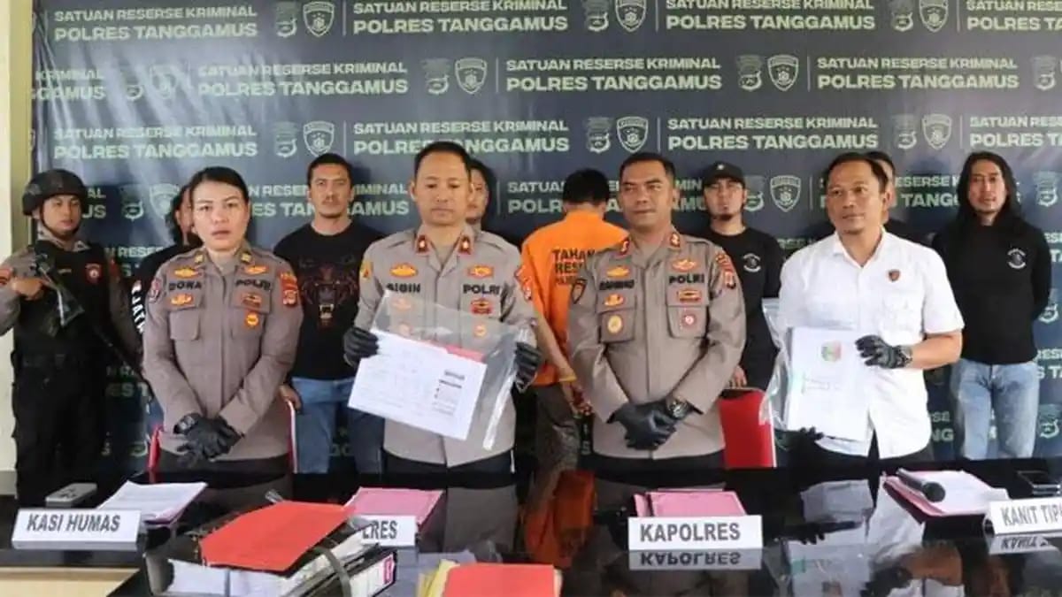 Korupsi Dana Desa Rp1 Miliar, Kepala Pekon Atar Lebar Fahrurozi Ditangkap Paksa Polres Tanggamus