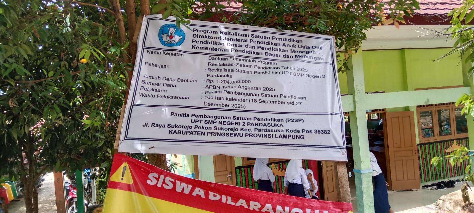 Proyek Revitalisasi SMPN 2 Pardasuka Dipersoalkan, Komite Klaim Tak Dilibatkan