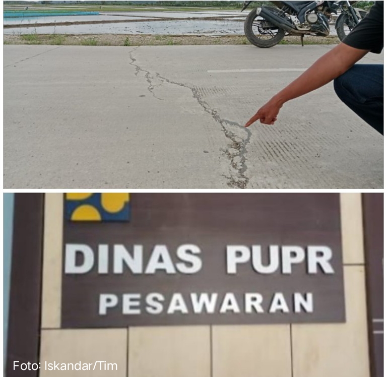 Proyek Jalan Rp11,9 di Way Khilau Dinilai Berkualitas Buruk dan Mangkrak, Aktivis Desak PU Blacklist PT Auliya Pratama