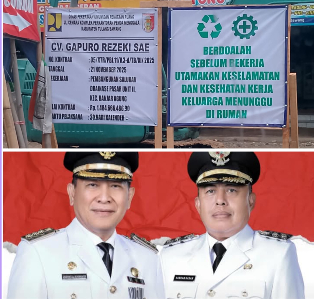 Soal Proyek Drainase Rp1,4 Miliar Diduga Mark Up, Bupati Tuba dan Wakilnya Kompak Bungkam