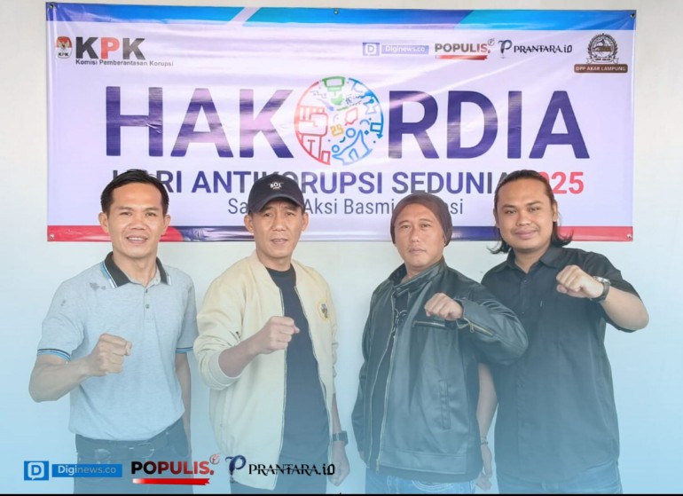 Akar Lampung Ungkap 125 Temuan Korupsi di Hakordia