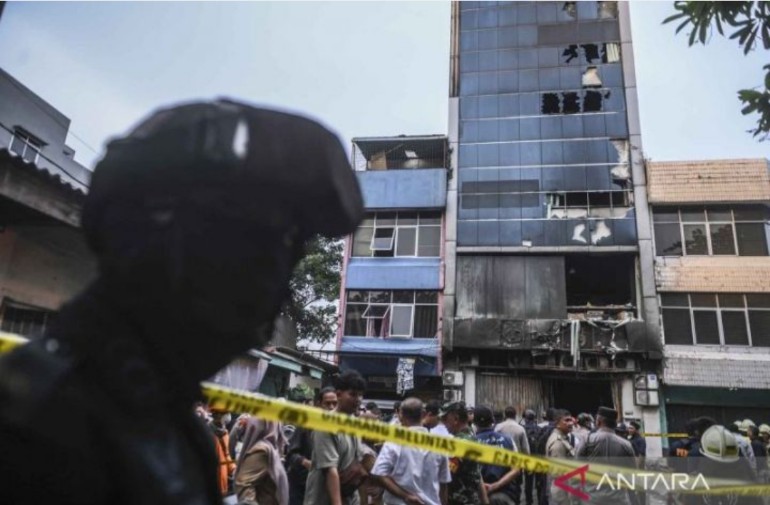 Kantor PT Terra Drone Terbakar 22 Orang Tewas Satu Diantaranya Wanita Hamil