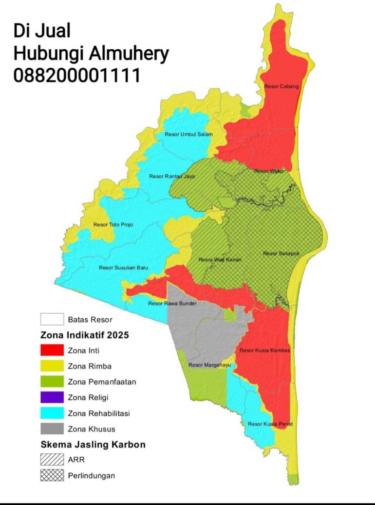 Pemerintah Didesak Tinjau Dugaan Alih Kelola 70 Persen Zona Pemanfaatan Way Kambas