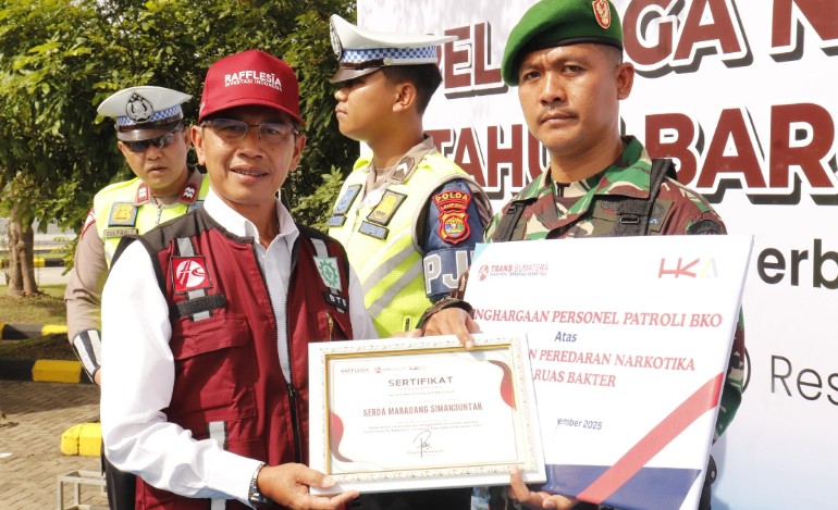 Apel Siaga Nataru, Manajemen Tol Bakter Apresiasi Aparat Pengungkap Narkotika