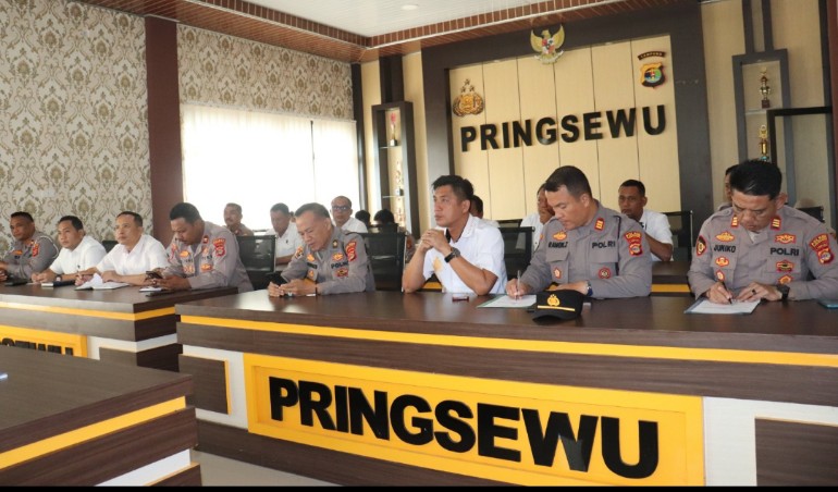 Polres Pringsewu Matangkan Persiapan Operasi Lilin Krakatau 2025