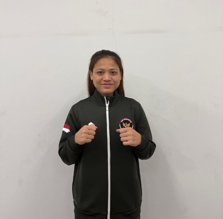Nabila Maharani Petinju Putri Asal Lampung Raih Perak di SEA Games