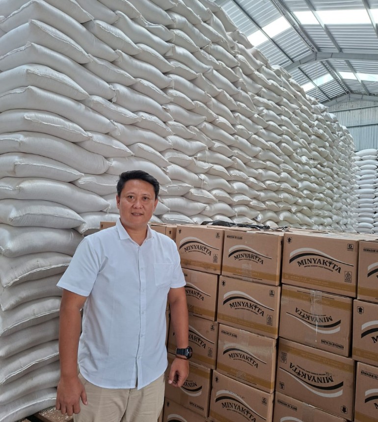 Bulog Lampung Selatan Pastikan Stok Pangan aman untuk Nataru 2025