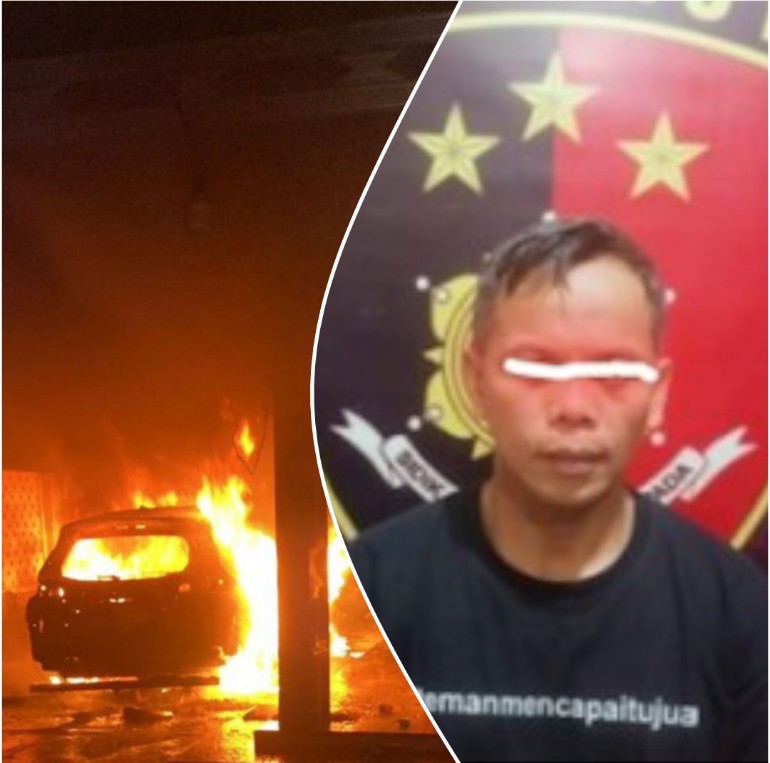 Sakit Hati ‘Diduakan’, Pria di Metro Bakar Rumah dan Mobil Istri Siri