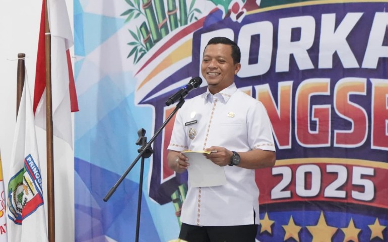Bupati Pringsewu Resmi Buka PORKAB KONI 2025