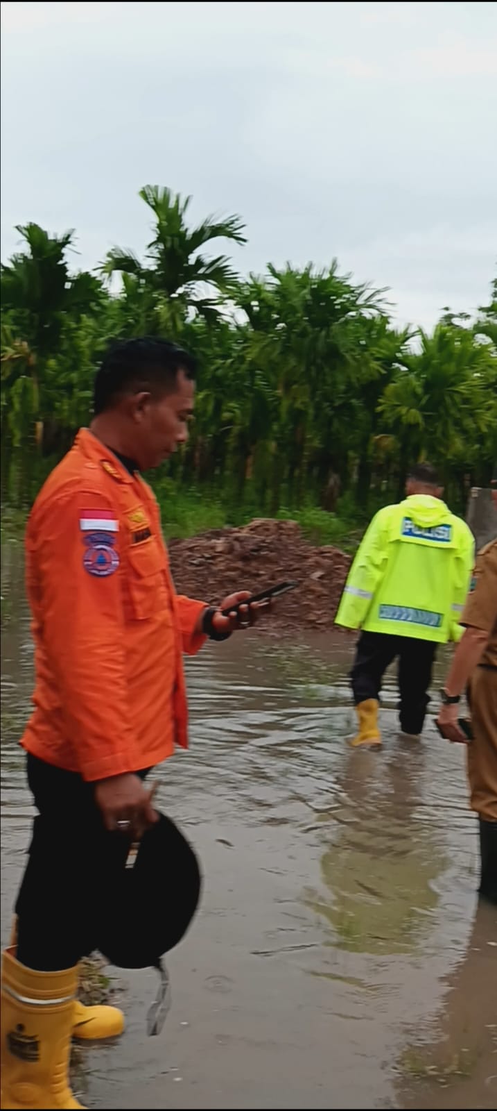 Drainase Buruk Bikin Lubuk Lestari “Tenggelam”, BPBD Lamsel Bingung Mau Buang Air Kemana