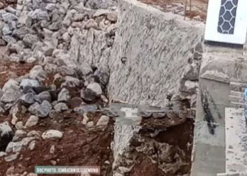 Belum Difungsikan, Talud Jembatan Ulu Semong Senilai Rp6,1 Miliar Sudah Patah