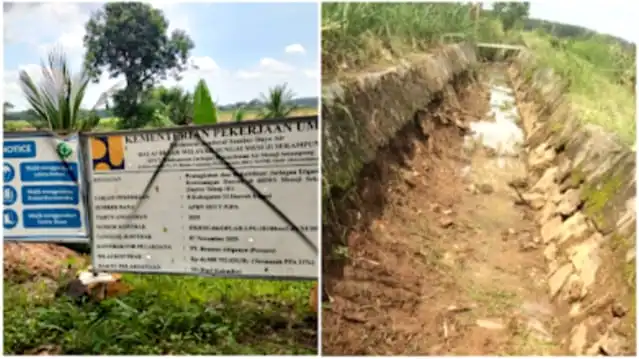 Proyek Rehabilitasi Irigasi Rp46,9 Miliar di Lampung Utara oleh PT Brantas Abipraya Diduga Asal Jadi dan Abaikan K3?
