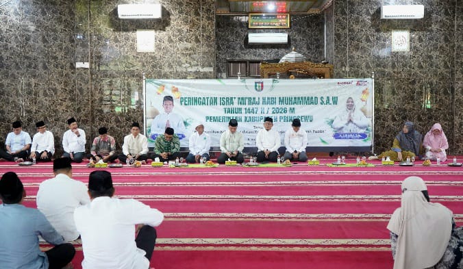 Pemkab Pringsewu Peringati Isra Mikraj Nabi Muhammad SAW 1447H