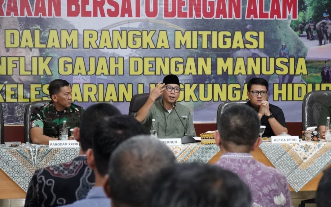 Pemerintah Bangun Batas Permanen Akhiri Konflik Gajah-Manusia di Way Kambas