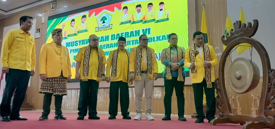 Musda VI Golkar Way Kanan, Hanan Minta Kader Solid Kejar 11 Kursi