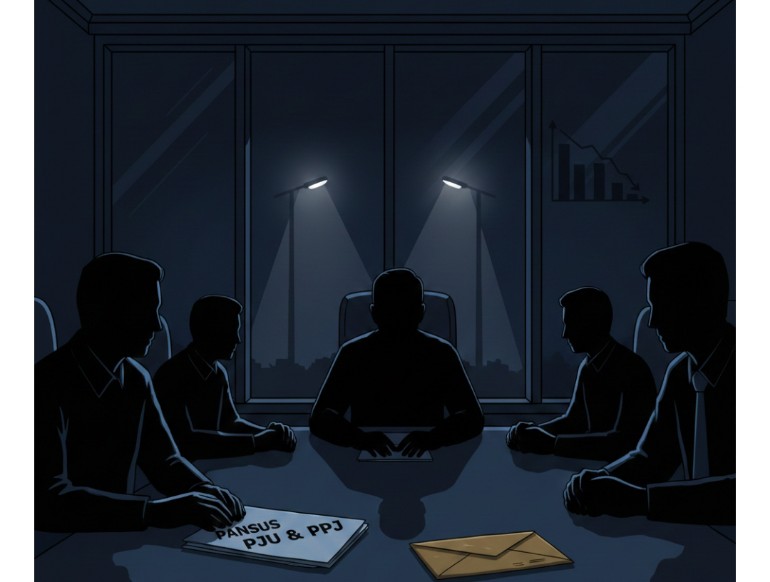 DPRD Lampura Diguncang Isu ‘Uang Pelicin’ Pansus PJU Rp300 Juta, Begini Rinciannya