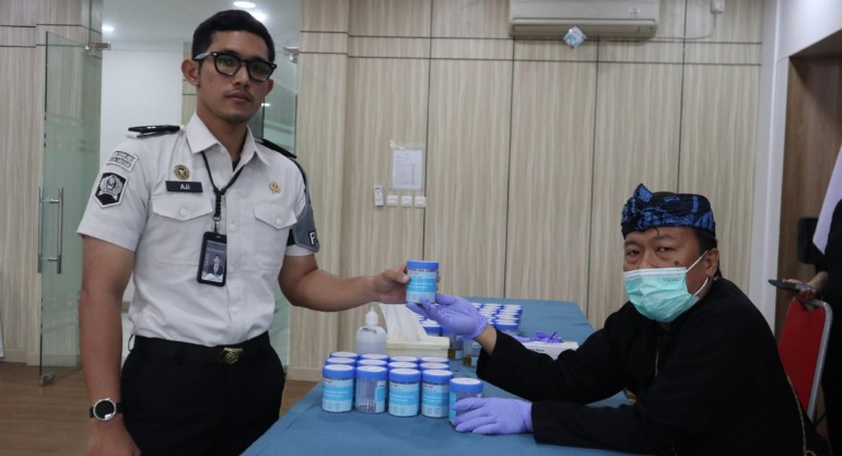 Tes Urine Mendadak, Rutan Tangerang Tegaskan Komitmen Bersih Narkoba