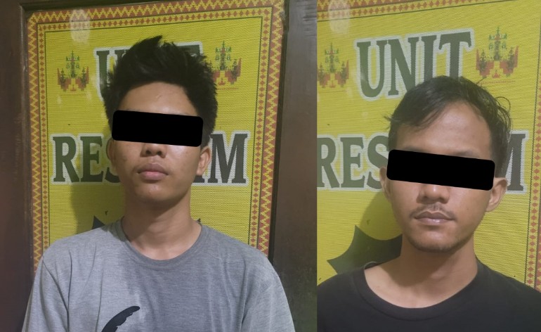 Bobol Kosan yang Ditinggal Pulang Kampung, 2 Pemuda Metro Ditangkap