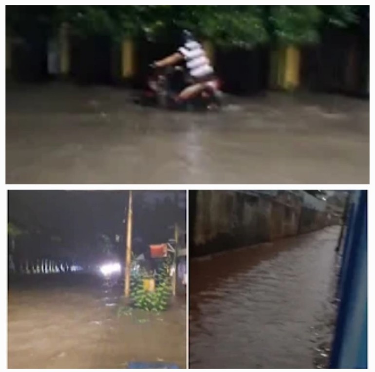 Diguyur Hujan Deras Sejak Sore, Sejumlah Wilayah di Bandar Lampung Terendam Banjir