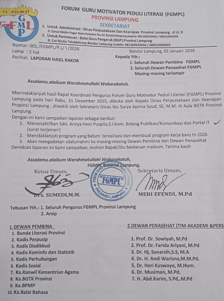 Habis Manis Sepah Dibuang? Kisah Henny: Mengangkat Marwah FGMPL Lampung, Sukseskan Festival Literasi, Berujung Didepak