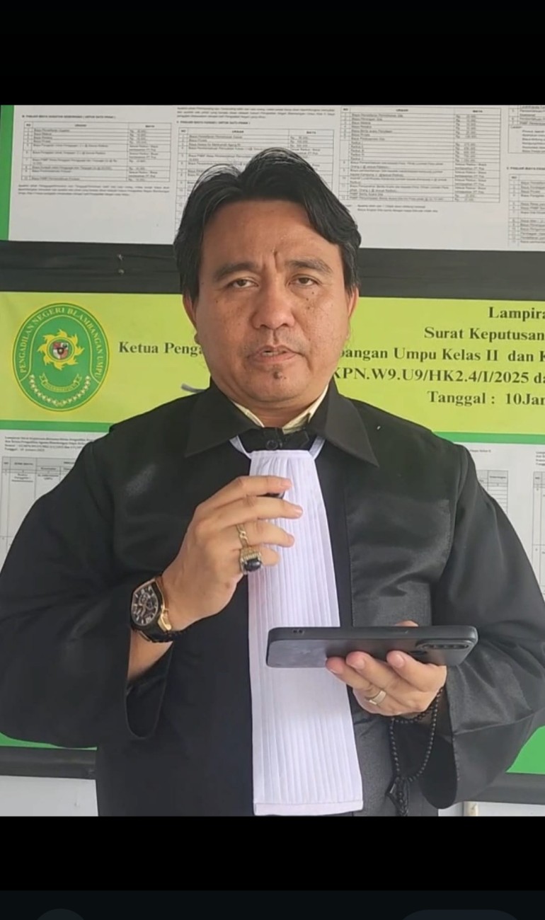 Tim Hukum Ajukan Banding Putusan PN Sukadana, Nilai Perkara Utang Rp300 Juta Masuk Ranah Perdata