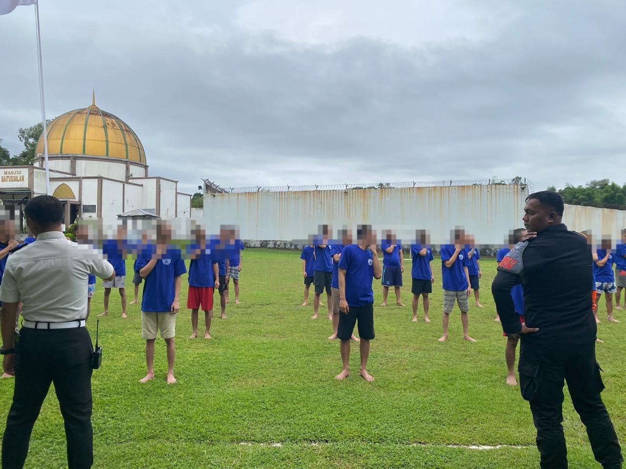 Jaga Kebugaran Warga Binaan, Rutan Kelas I Tangerang Intensifkan Olahraga Pagi Rutin