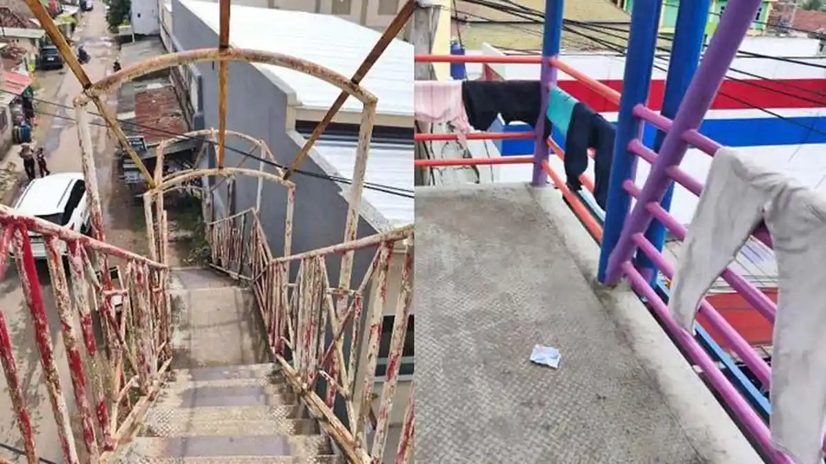 Horor JPO Bandar Lampung Dari “Jebakan” Lantai Keropos hingga Alih Fungsi Jadi “Rumah” Tunawisma