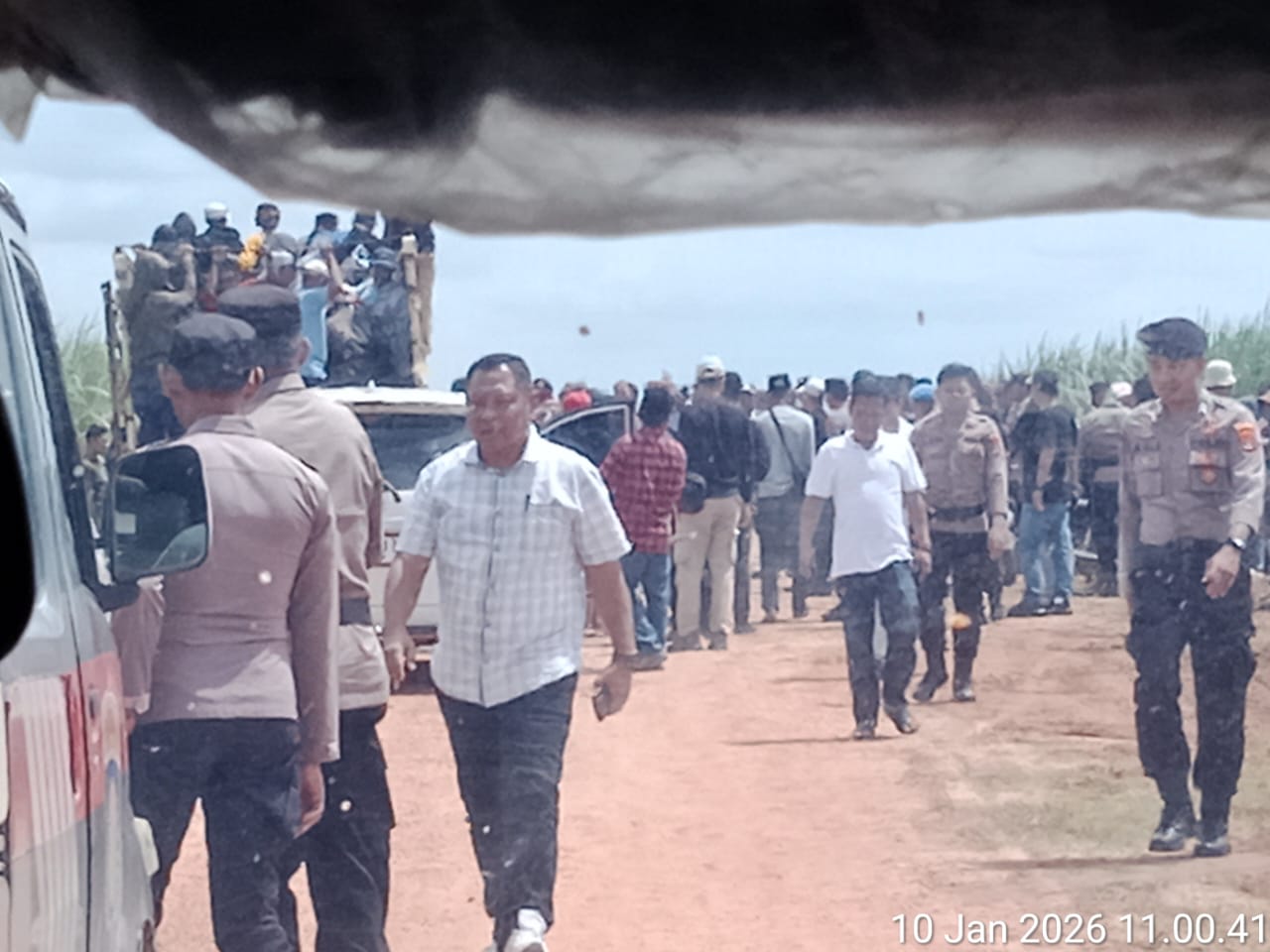 Tuntut Hak Tanah Adat, Ratusan Warga Bakung Tuba Duduki Lahan PT Sweet Indo Lampung