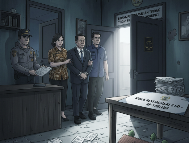 Kasus Revitalisasi Dua SD Rp3 Miliar yang Diduga Seret Oknum DPRD Dilimpahkan ke Kejari Bandar Lampung