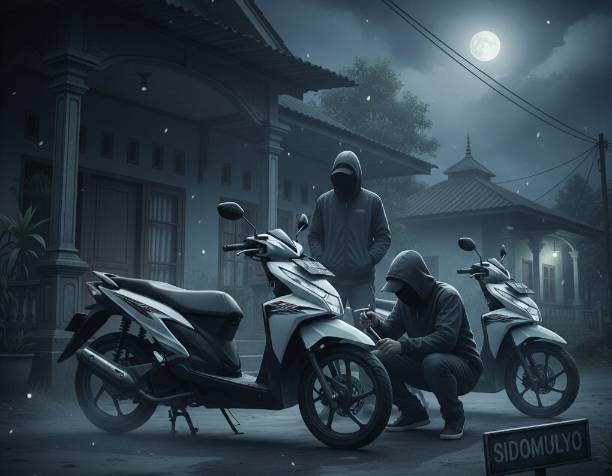 Skeptis Kasus Terungkap, Korban Curanmor di Sidomulyo Ogah Lapor Polisi