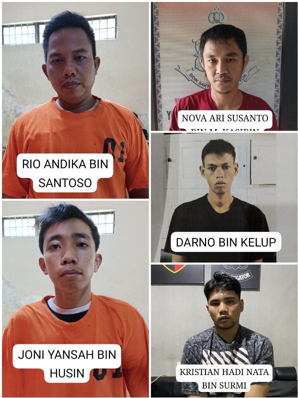 Tim Gabungan Ringkus 3 dari 8 Tahanan Kabur Polres Way Kanan