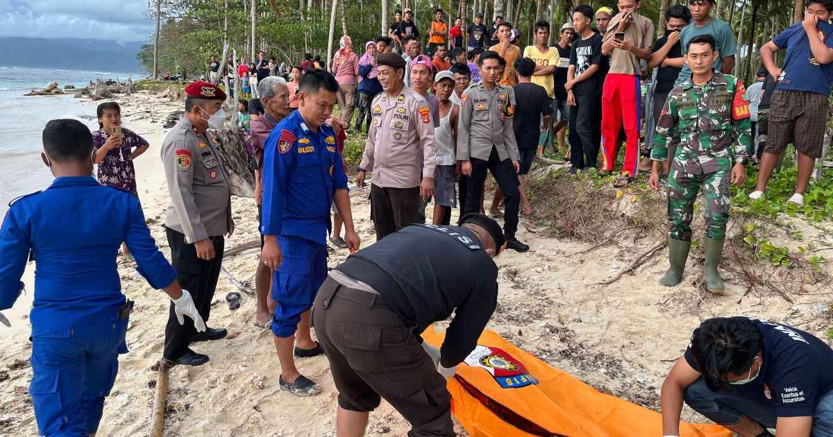 Dua Jenazah Tanpa Identitas Ditemukan di Pantai Walur Pesisir Barat, Satu Tanpa Kepala