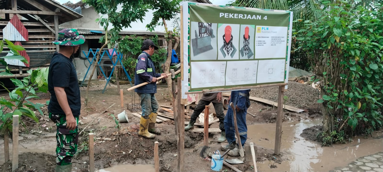 TMMD ke-127 Kodim 0421/LS Hadirkan Sumur Bor dan Infrastruktur Air Bersih di Gunung Sari