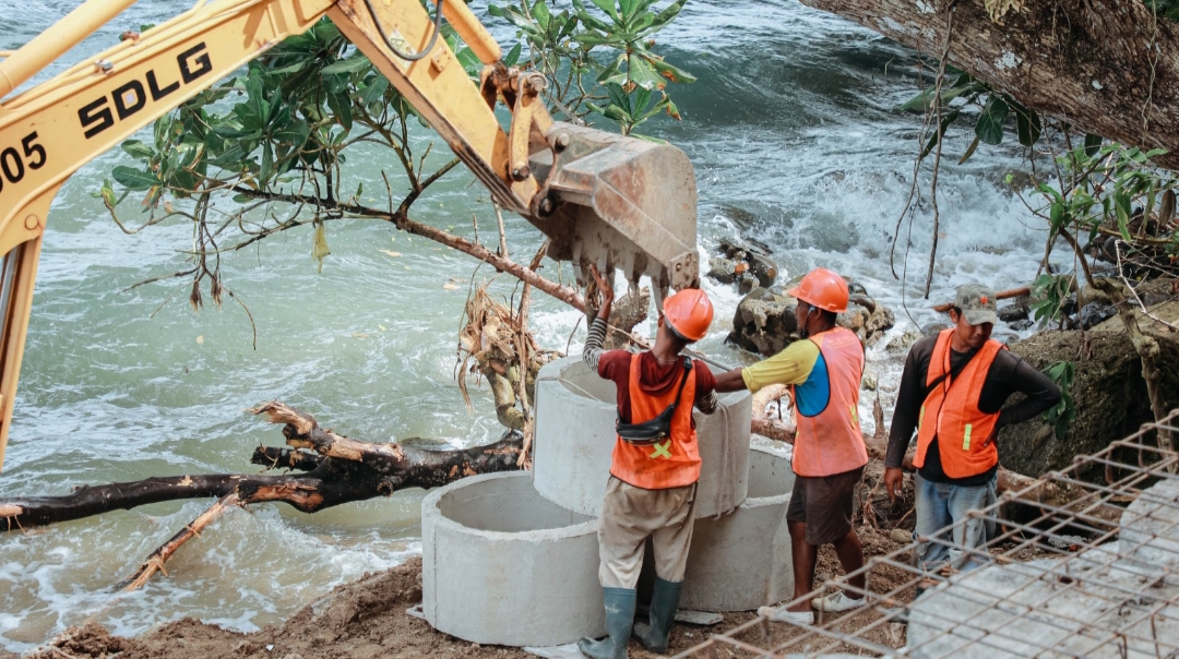 Perbaikan Jalan Longsor Simpang Umbar-Putih Doh Ditargetkan Rampung Sebulan Lagi