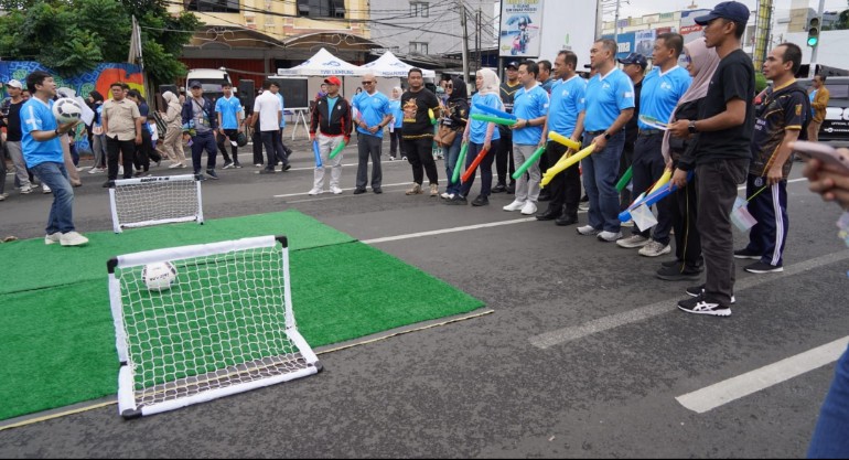 TVRI Lampung Gelar Kick Off Piala Dunia 2026 di Tugu Adipura