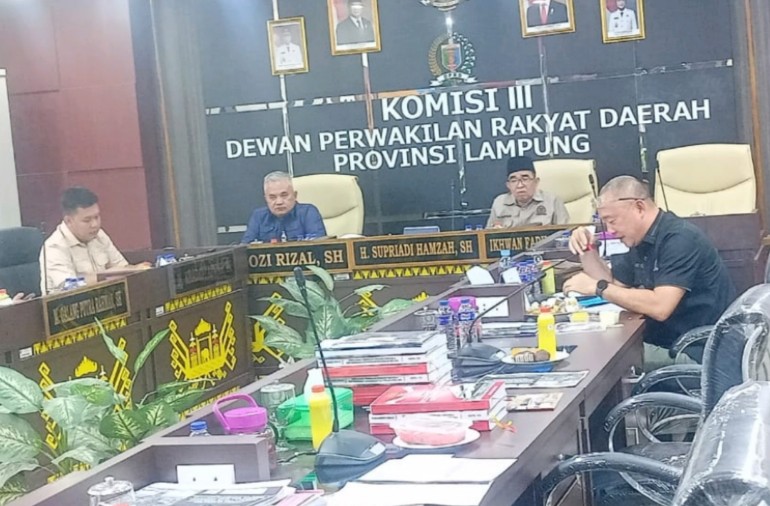 DPRD Lampung Gelar RDP Bersama Mitra
