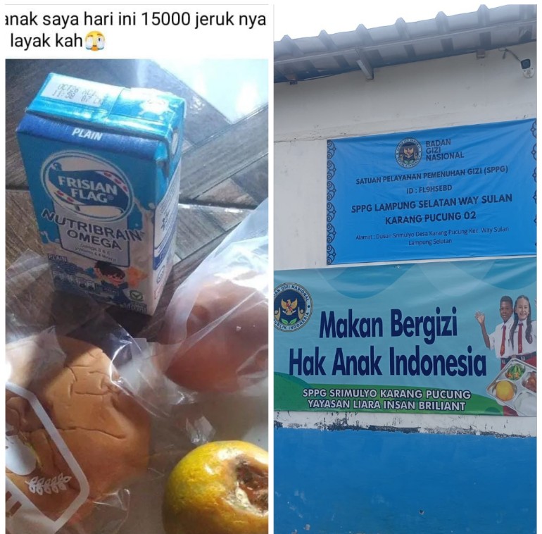 Menu MBG Dikritik di Medsos, Dapur Srimulyo: Sudah Sesuai Prosedur, Diduga Bermasalah Saat Distribusi