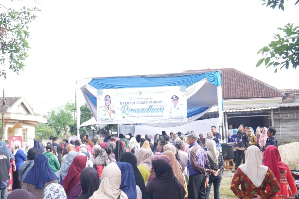 Pemkot Bandar Lampung: Pasar Murah Tekan Harga Pangan Jelang Lebaran