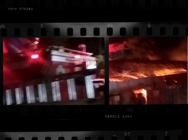 Gudang Penimbunan dan Pengoblos BBM Ilegal di Tanjung Bintang Ludes Terbakar