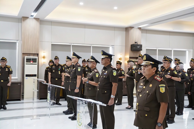 Lantik Kajari Lampung Barat, Tulang Bawang, dan Tubaba Danang Suryo Ingatkan Jaga Integritas dan Publik Trust