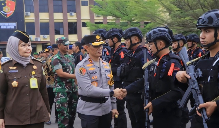 Pimpin Apel Operasi Ketupat 2026, Kapolda Lampung Tekankan Pengamanan Rumah Kosong dan Titik Rawan