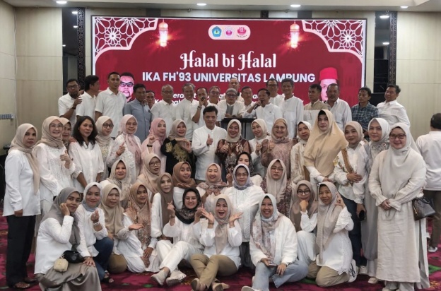 Halalbihalal FH Unila 93: Merawat Silaturahmi, Menjaga Kekompakan Sepanjang Masa