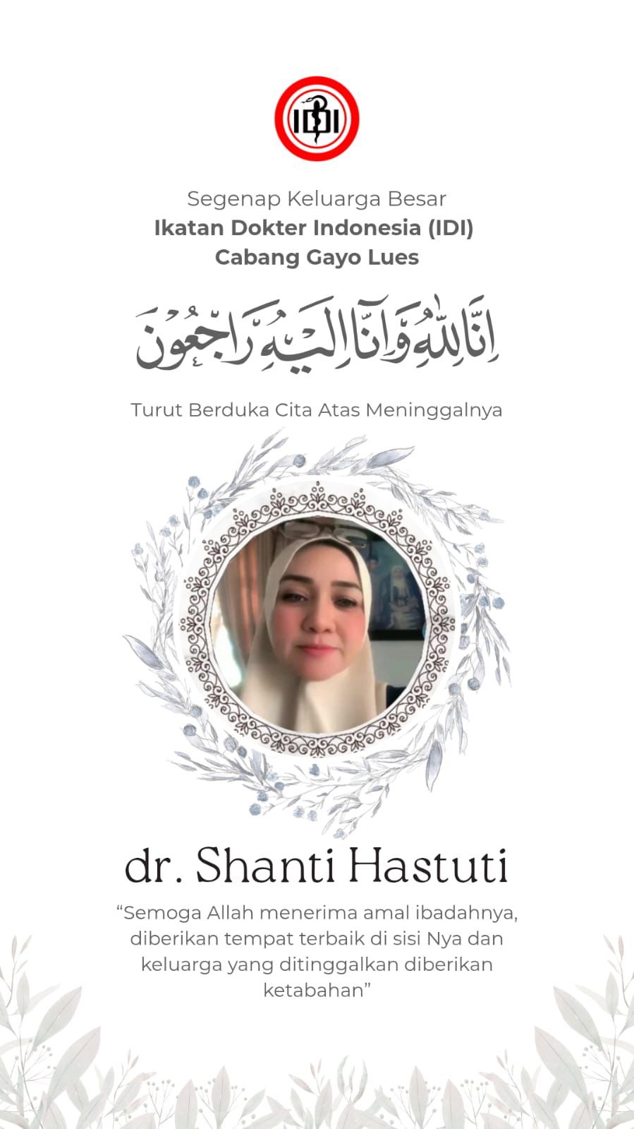 H+4 Lebaran: Teka-Teki Kematian dr. Shanti Terjawab, Terduga Pelaku Diringkus Polisi