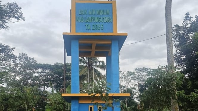 Proyek SPAM Rp1,8 Miliar Perkim di Abung Surqkarta Lampura Mangkrak