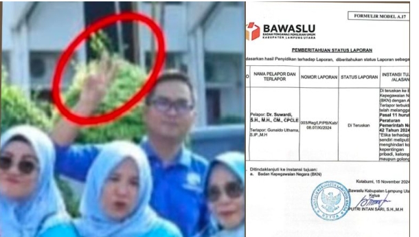 Langgar Netralitas Pilkada, Kadis Kominfo dan Camat Lampung Utara Terancam Nonjob Permanen