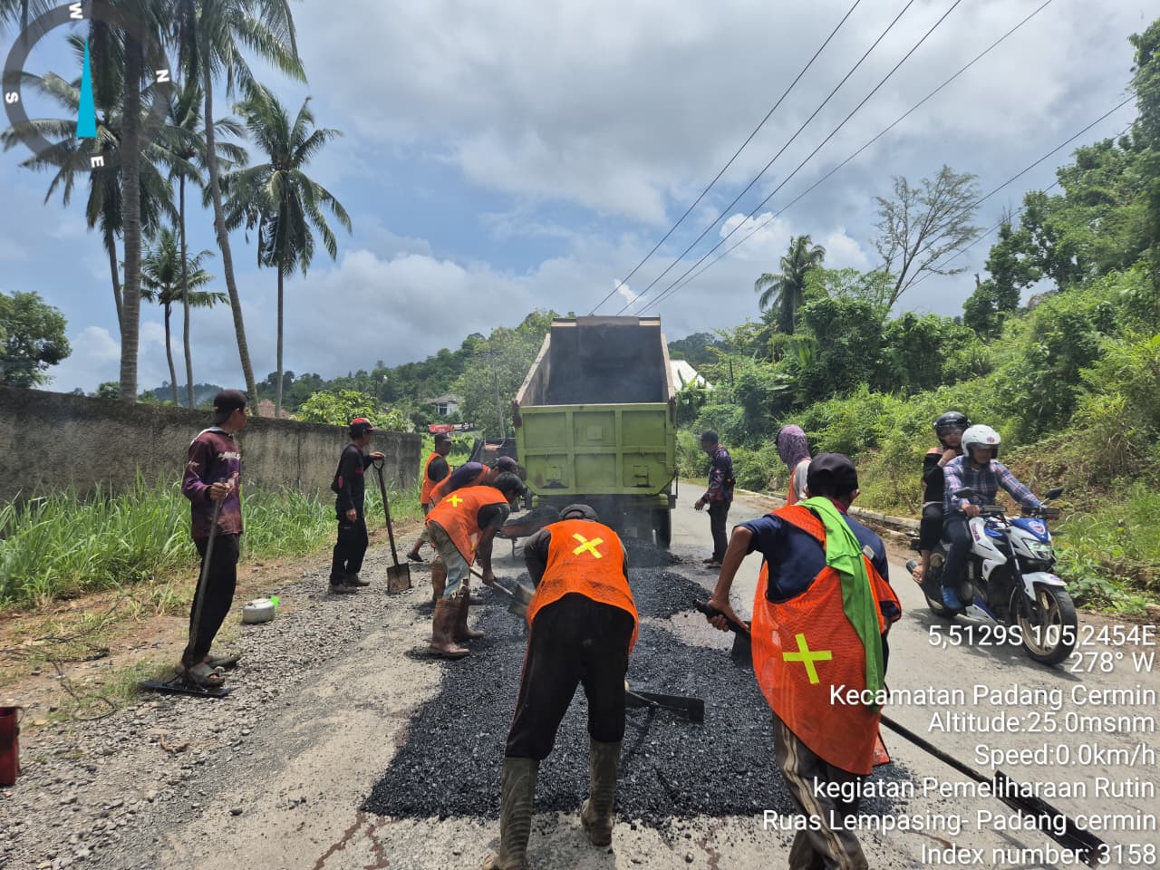 H-6 Lebaran, Pemprov Lampung Kebut Perbaikan Sejumlah Ruas Jalan