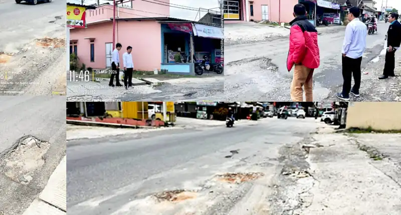 Ombudsman Lampung Soroti Kinerja Aspal “Instan”: Baru 48 Jam Diperbaiki, Jalan di Bandar Lampung Kembali Hancur