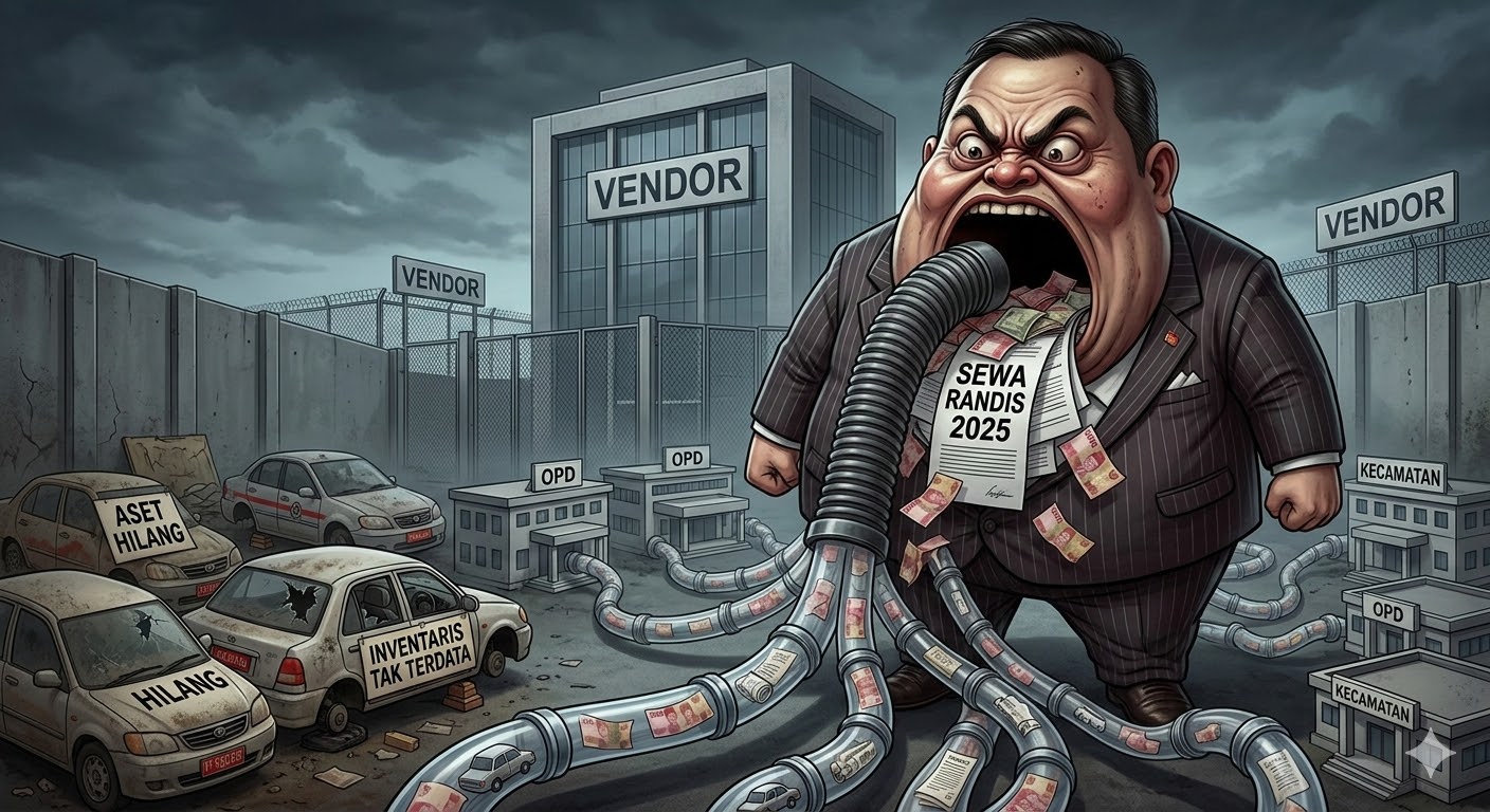 Menguliti Dugaan Kongkalikong Belanja Sewa Randis Miliaran di Pemkab Tubaba, 37 Instansi Tersedot ke Satu Penyedia