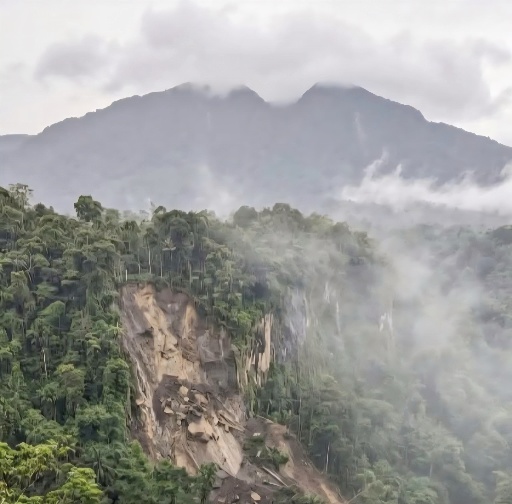 Gunung Rajabasa Longsor, Ancaman Nyata Hantui Warga Way Muli dan Sekitarnya